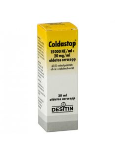 COLDASTOP 15000 NE/ml+20 mg/ml oldatos orrcsepp 20 ml