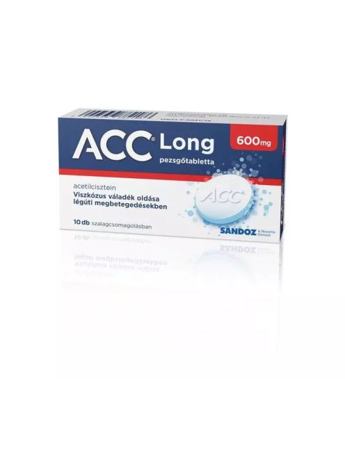 ACC LONG 600 mg pezsgőtabletta 10 db