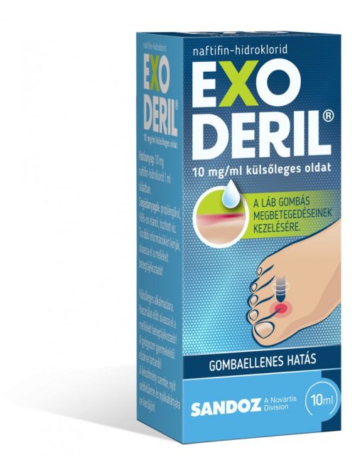 EXODERIL 10 mg/ml külsőleges oldat 10 ml