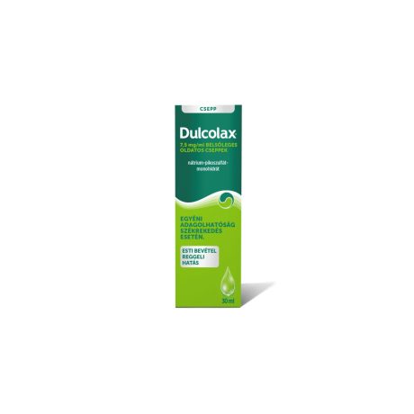 DULCOLAX 7,5 mg/ml belsőleges oldatos cseppek 30 ml