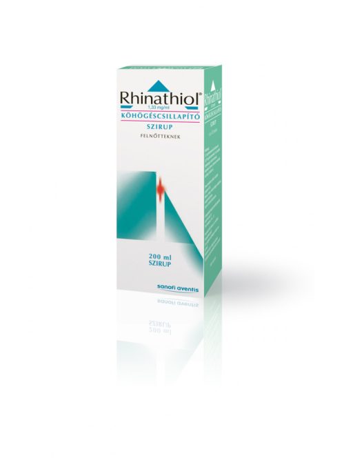 RHINATHIOL 1,33 mg/ml köhögéscsillapító szirup felnőtteknek 200 ml