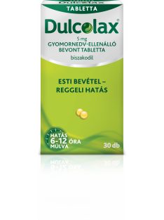 DULCOLAX 5 mg gyomornedv-ellenálló bevont tabletta 30 db