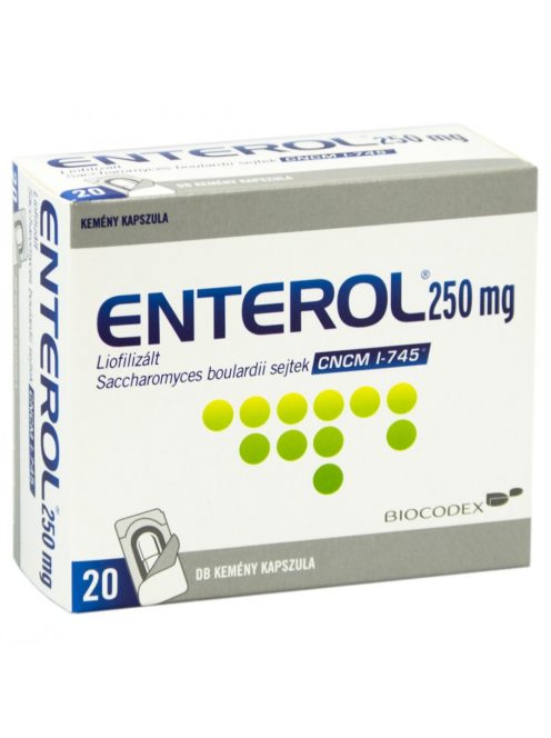 ENTEROL 250 mg kemény kapszula 20 db