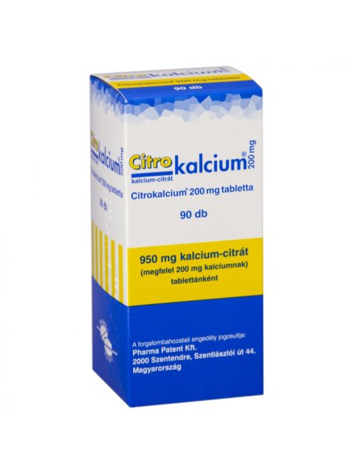 CITROKALCIUM 200 mg tabletta 90 db
