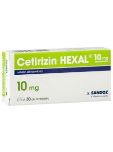 CETIRIZIN HEXAL 10 mg filmtabletta 30 db