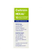 CETIRIZIN HEXAL 10 mg/ml belsőleges oldatos cseppek 1 db