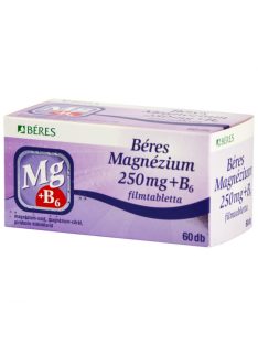 BÉRES MAGNÉZIUM 250 mg+B6 filmtabletta 60 db