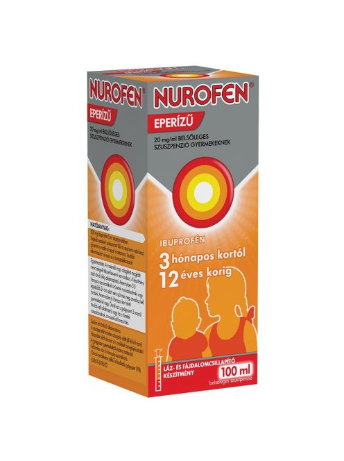 NUROFEN eperízű 20 mg/ml belsőleges szuszpenzió gyermekeknek 100 ml