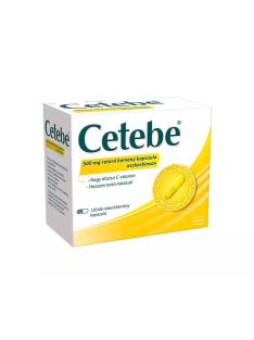 CETEBE 500 mg retard kemény kapszula 120 db