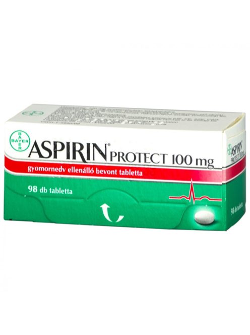 ASPIRIN PROTECT 100 mg gyomornedv-ellenálló bevont tabletta 98 db