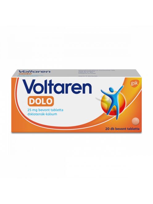 VOLTAREN DOLO 25 mg bevont tabletta 20 db