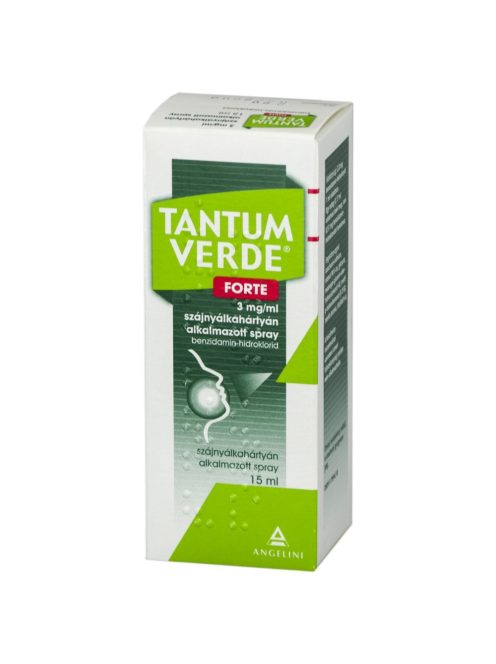 TANTUM VERDE FORTE 3 mg/ml szájnyálkahártyán alkalmazott spray 1 doboz