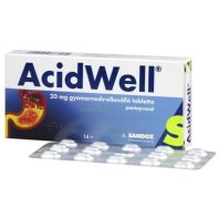 ACIDWELL 20 mg gyomornedv-ellenálló tabletta 14 db