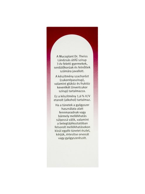 MUCOPLANT DR. THEISS Lándzsás útifű szirup 250 ml
