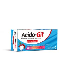 ACIDO-GIT MAALOX cukormentes rágótabletta 40 db
