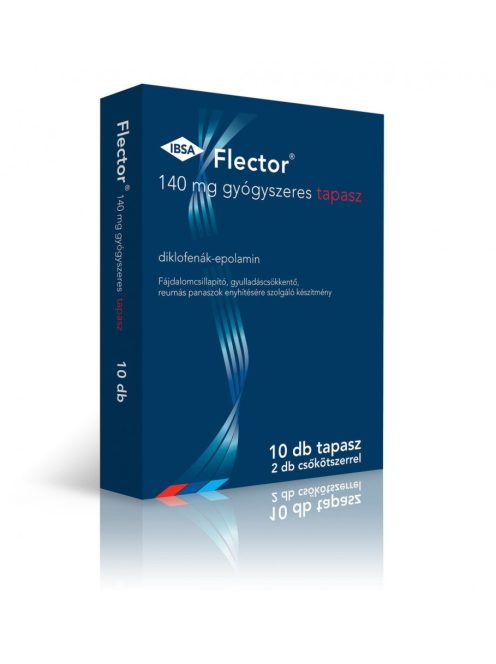 FLECTOR 140 mg gyógyszeres tapasz 10 db + 2 csőkötszer