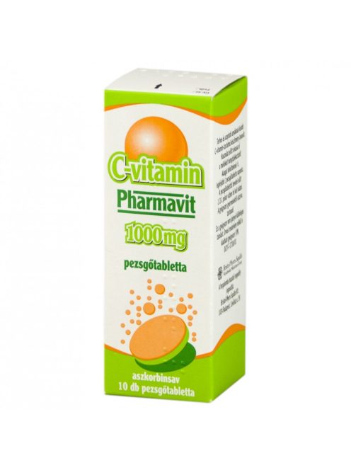 C-VITAMIN PHARMAVIT 1000 mg pezsgőtabletta 10 db
