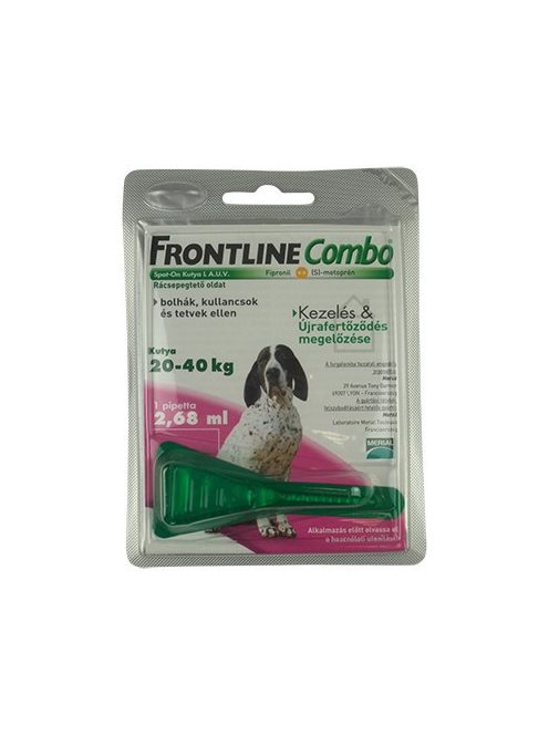 FRONTLINE Combo rácsepegtető oldat kutyának L (20-40 kg)