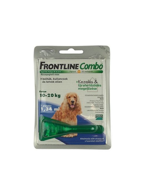 FRONTLINE Combo rácsepegtető oldat kutyának M (10-20 kg)