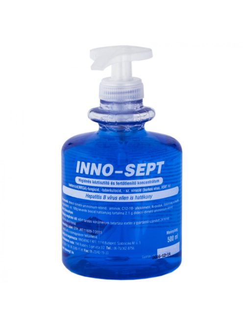 INNO-SEPT pumpás kéztisztító és fertőtlenítő 500 ml