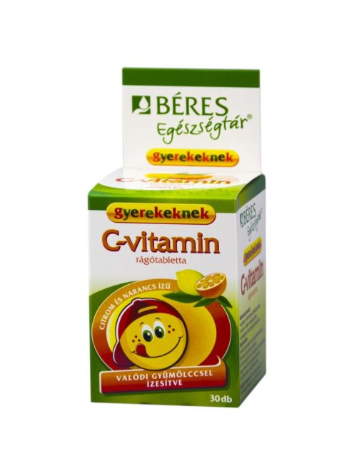 BÉRES C-VITAMIN GYEREKEKNEK 50 mg rágótabletta 30 db