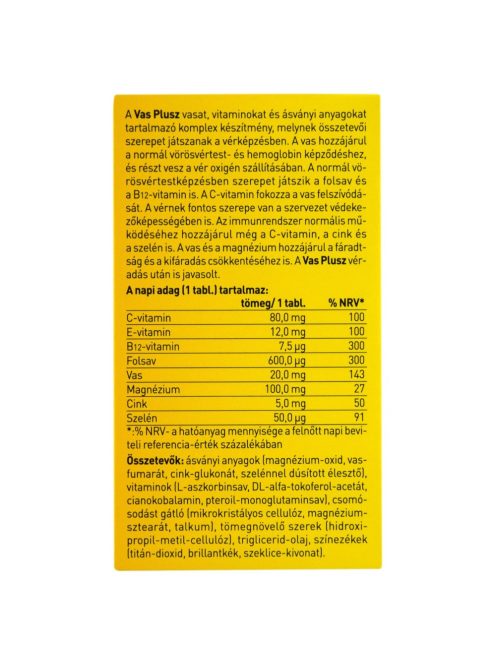 WALMARK VAS PLUS tabletta 30 db