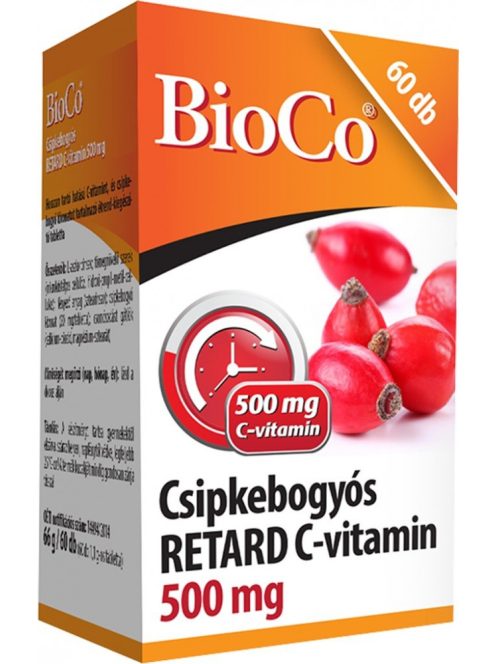 BIOCO CSIPKEBOGYÓ C-VITAMIN 500 mg retard tabletta 100 db