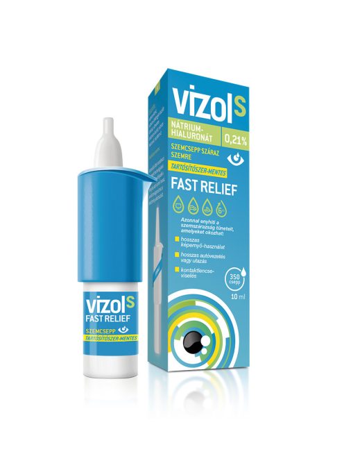 VIZOL S 0,21% oldatos szemcsepp száraz szemre 10 ml