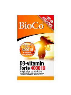 BIOCO D3-VITAMIN FORTE 4000 IU tabletta 100 db