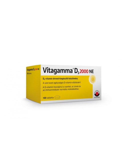 VITAGAMMA D3-VITAMIN 2000NE tabletta 100 db
