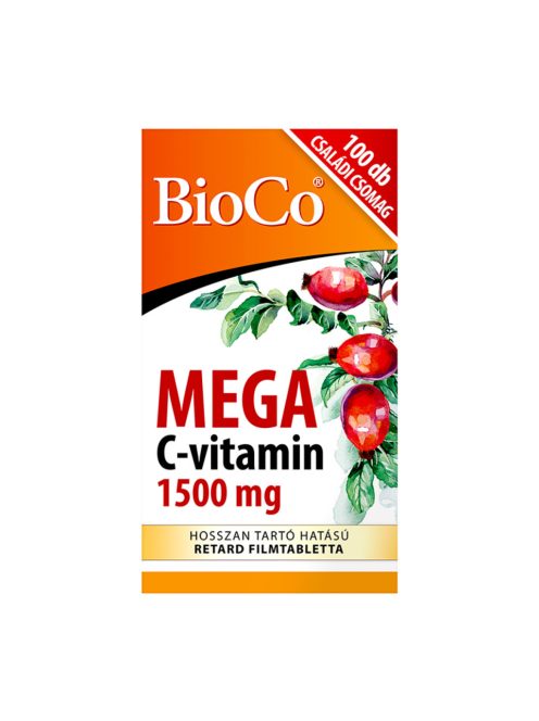 BIOCO MEGA C-VITAMIN 1500 mg filmtabletta 100 db