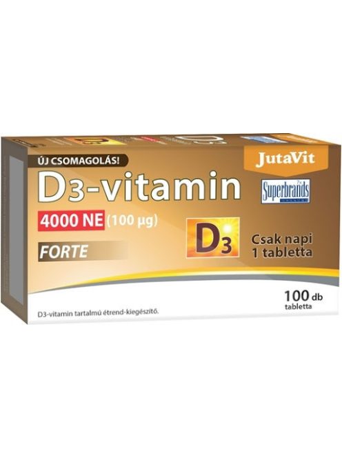 JUTAVIT D3-VITAMIN 4000 NE Forte tabletta 100 db