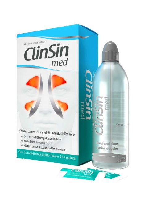 CLINSIN MED orr- és melléküre öblítő készlet (flakon + 16 tasak) 1 db