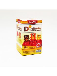 JUTAVIT D3-VITAMIN gumivitamin málna ízű 60 db