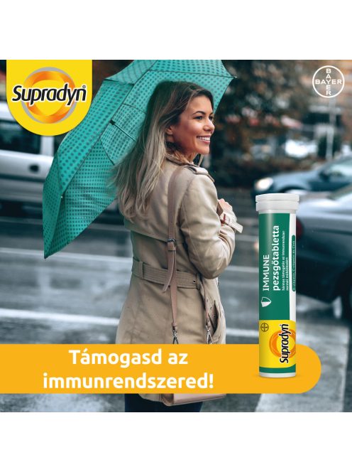 SUPRADYN IMMUNE C+D+CINK pezsgőtabletta 15 db