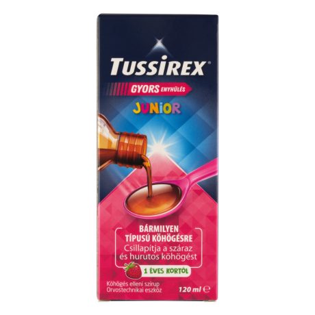 TUSSIREX JUNIOR szirup köhögésre 120 ml