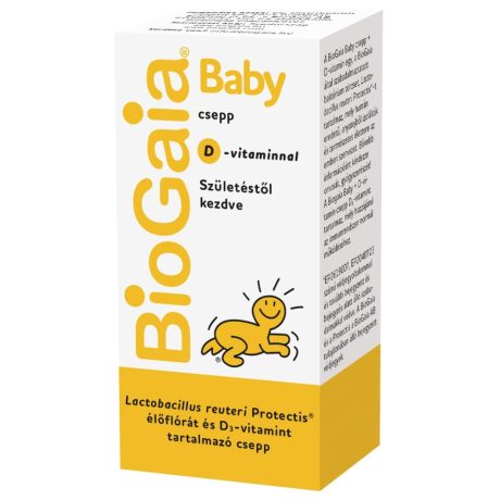BIOGAIA BABY+D3-VITAMIN csepp 5 ml