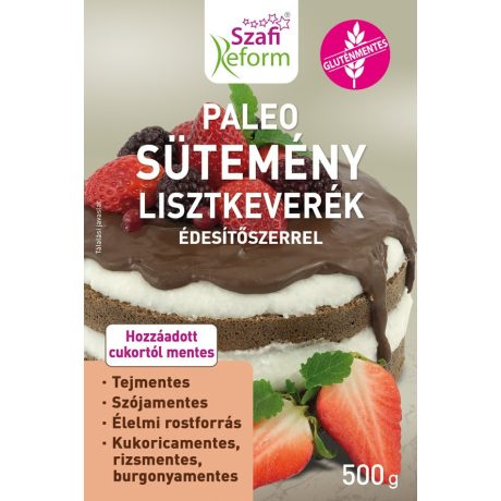 SZAFI REFORM PALEO SÜTEMÉNY LISZTKEVERÉK ÉDESÍTŐSZERREL (GLUTÉNMENTES) 500 G