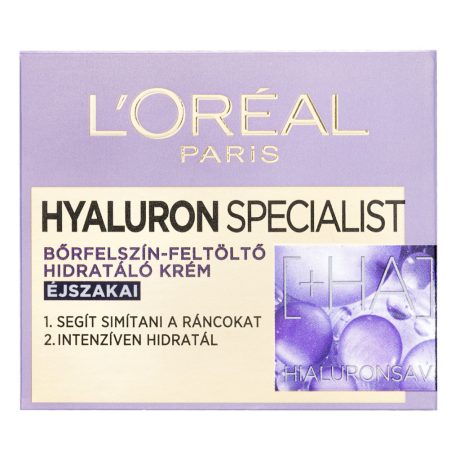 L' ORÉAL Paris Hyaluron Specialist feltöltő hidratáló éjszakai krém 50 ml