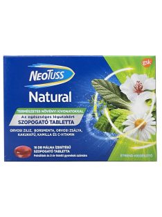 NEOTUSS NATURAL szopogató tabletta 16 db