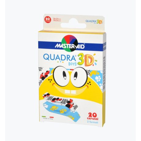 MASTER-AID Quadra sebtapasz boys 20 db